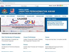 Host-Tracker service provider agent for Jabatan Perkhidmatan Awam (JPA)